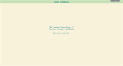 Desktop Screenshot of dmlevineconsulting.com